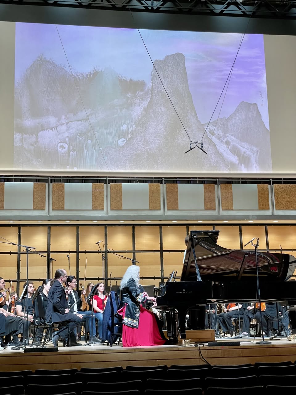 World premiere May 16, 2026 of the piano concerto written for Christina by Alice Ping Yee Ho. Kindred Spirits Orchestra, Kristian Alexander, conductor.