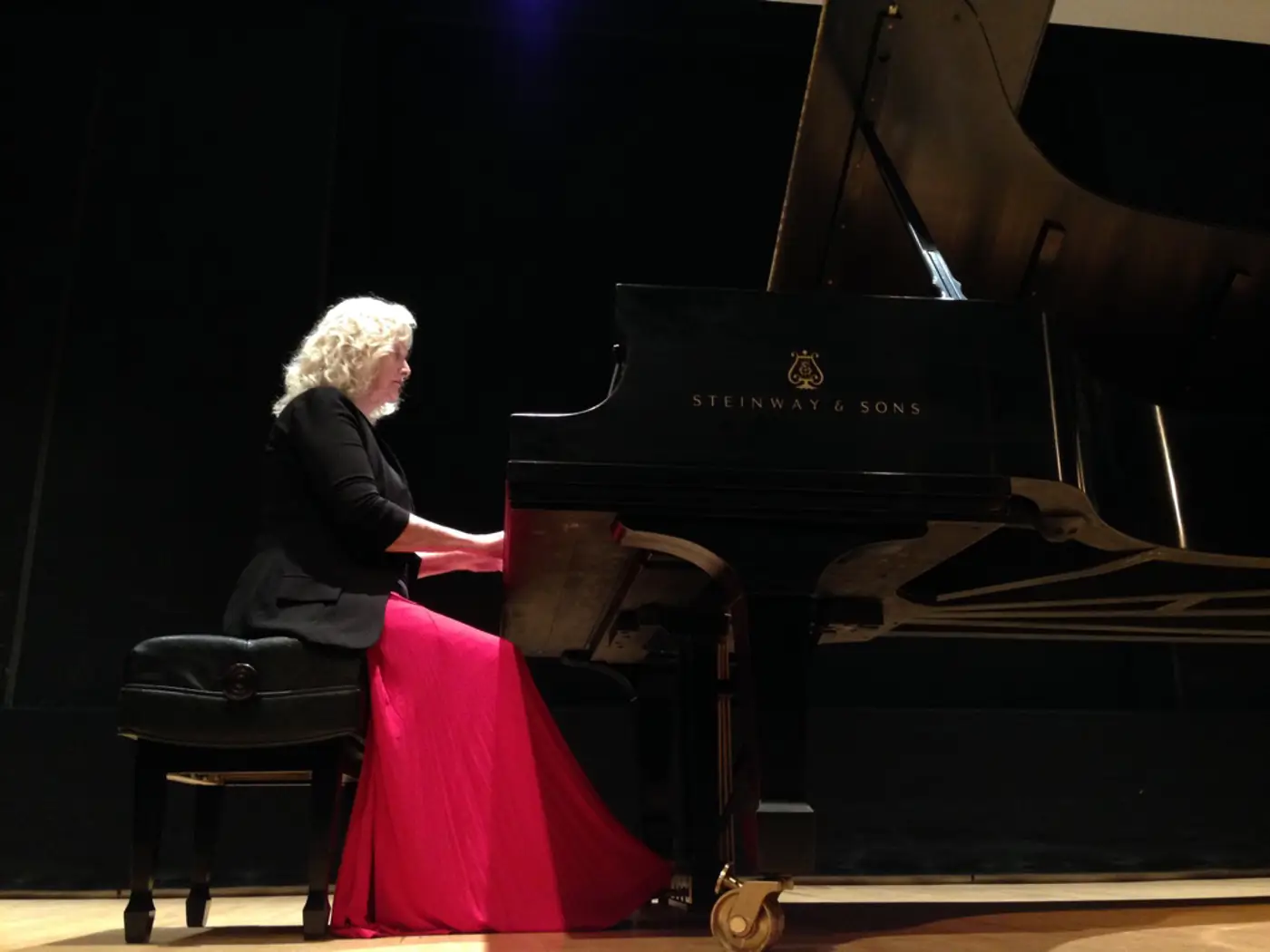 Recital in the library of Lincoln Center